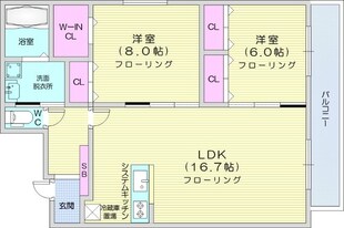 西２８丁目駅 徒歩26分 1階の物件間取画像